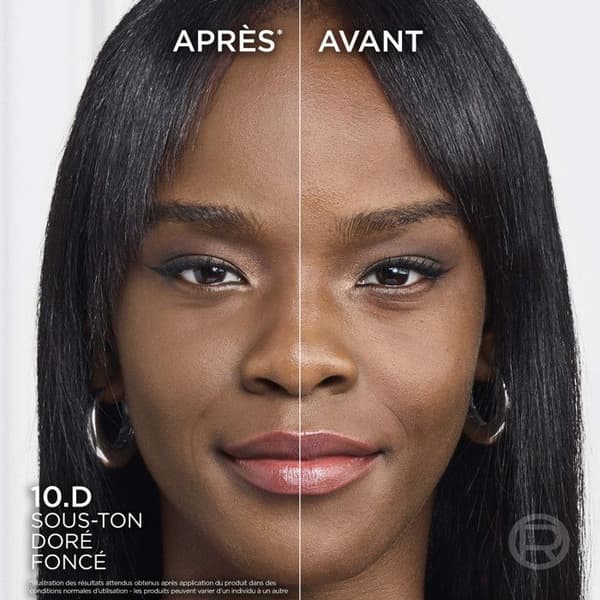 L'Oréal Paris Accord Perfect Fluid Foundation 10.D Mörkguld 30ml