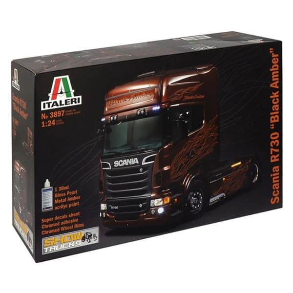 Modelllastbil: Scania R "Black Amber"
