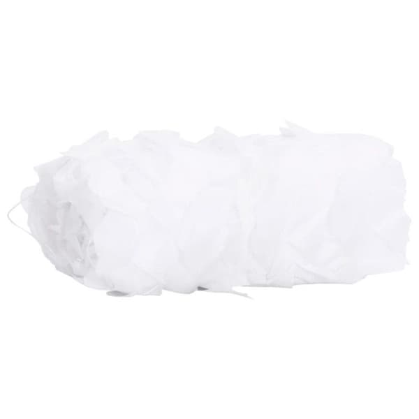 Kamouflage-nät med förvaringsväska 614x581 cm vit