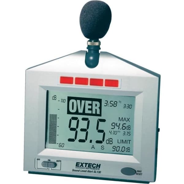 Digital ljudnivåmätare - Extech SL 130 - Vikt 180 g - Spänning 36 V