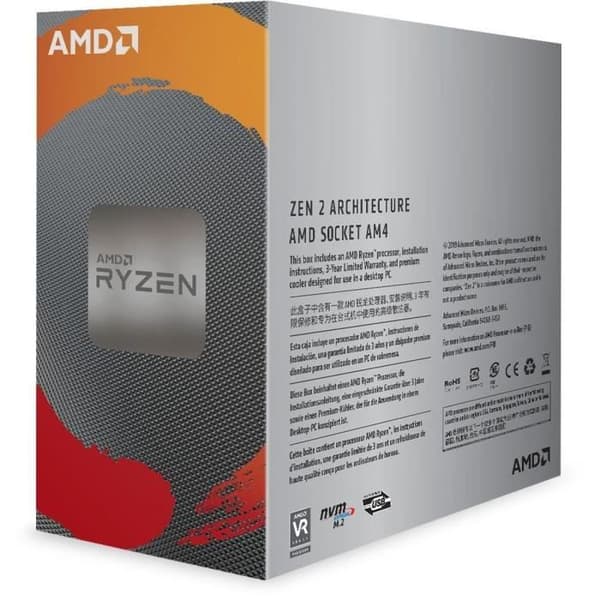 AMD Processor Ryzen 5 3600 Wraith Stealth-kylare