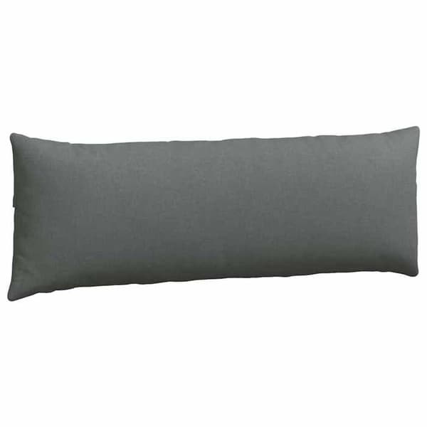 vidaXL Soffkuddar 2 st Mörkgrå 120 x 40 cm tyg 42013783