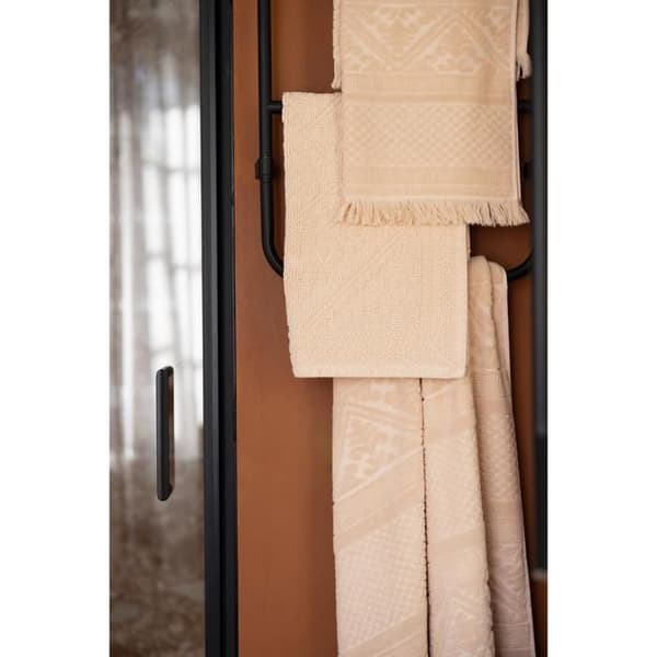 Duschhandduk Zoé puder 70 x 140 cm Vivaraise