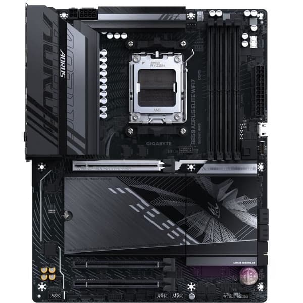 Moderkort - GIGABYTE - B850 AORUS ELITE WIFI7 - Socket AM5 - DDR5 - Wi-Fi 7