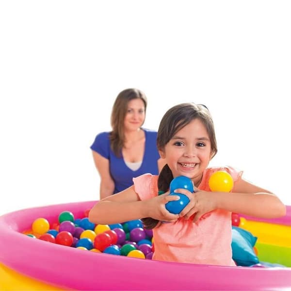 INTEX 49602 Set med 100 roliga bollar, 6 cm i diameter -