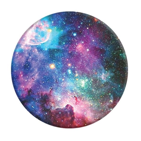 Pop Grip - PopSockets - Gen 2 - Blå Nebula - Utbyttbar - Trådlös laddning