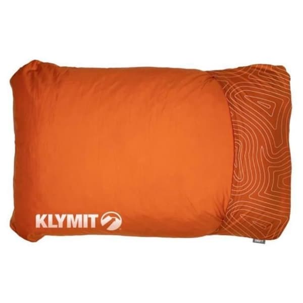 Campingkudde - Klymit - Drift Camp Large - Polyester/Cotton - Orange - Vattentålig