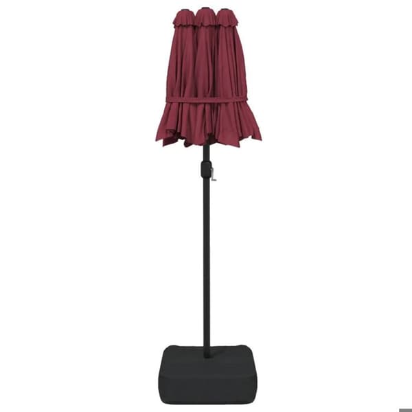 Parasol med dubbel topp vidaXL