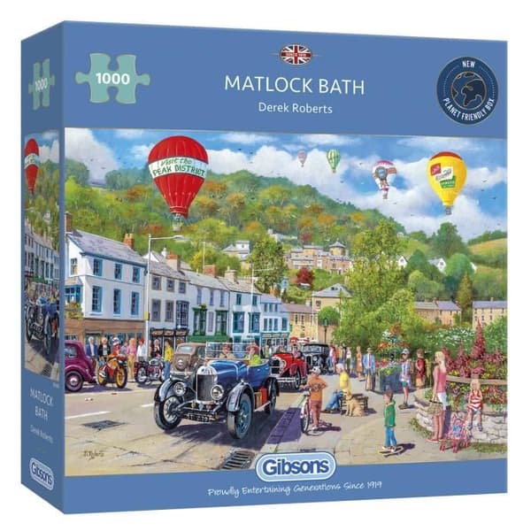 Pussel 1000 bitar - GIBSONS - Matlock Bath Unik Färg