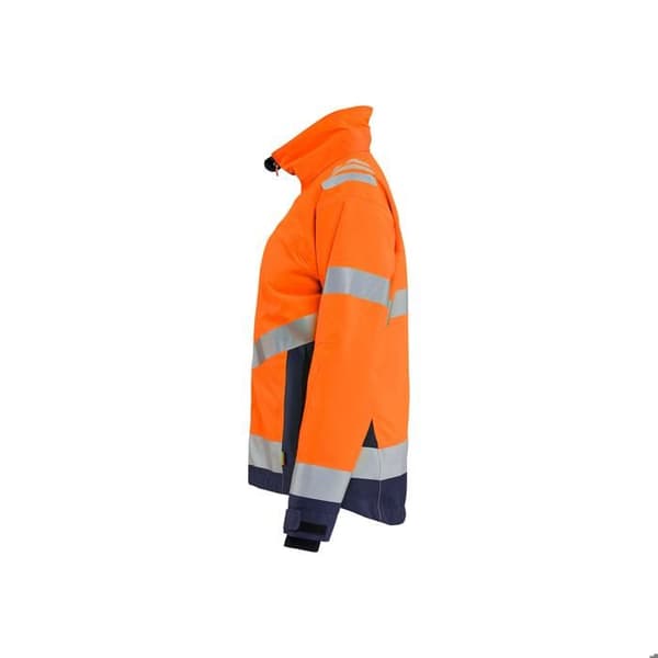 Högsynlig arbetsjacka för kvinnor Blaklader - fluorescerande orange/marinblå