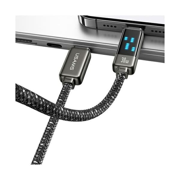 USB-C till Lightning-kabel USAMS 1,2 m, snabbladdning