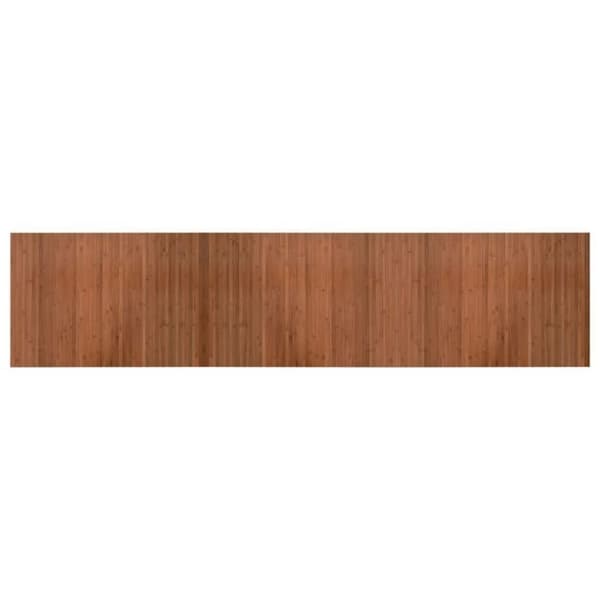 vidaXL Rektangulär matta brun 70x300 cm bambu, vardagsrumsmatta, rektangulär matta, modern matta, sovrumsmatta till 376752
