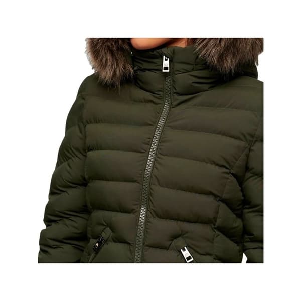 Superdry Dam Manteau Fuji Grön Polyester
