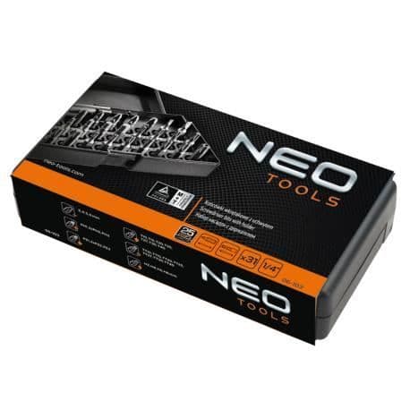 Skruvbitsset - NEO TOOLS - 06-103 - 31 delar - Stål S2 - Olika bits