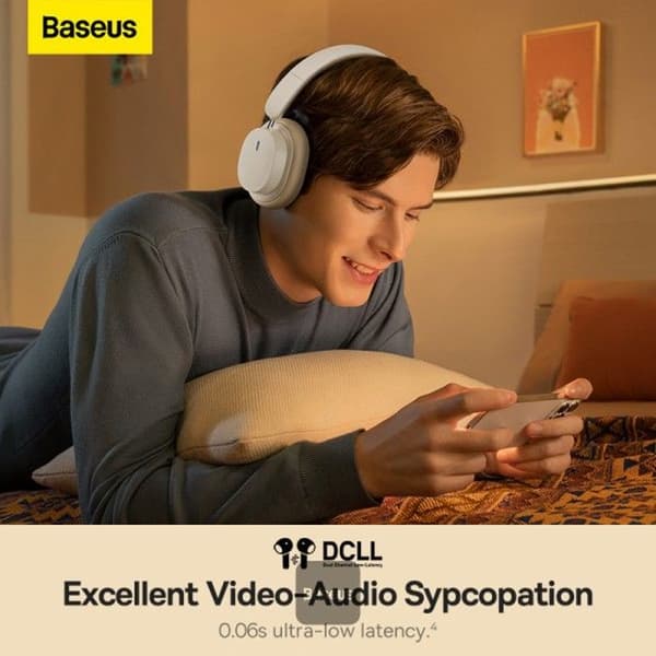 Bluetooth-hörlurar - BASEUS - Bowie D05 - Batteritid 70h - Svettålig - HiFi Stereo