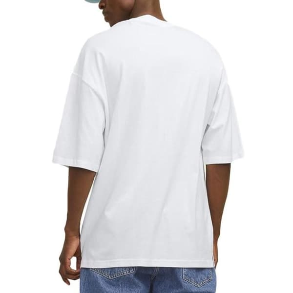 T-shirt Uni Vit Herr Jack & Jones Charge