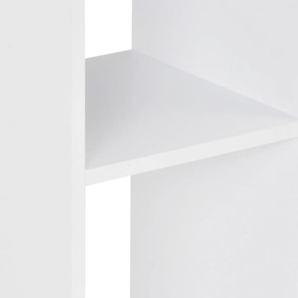 vidaXL Barbord Vit 60x60x110 cm