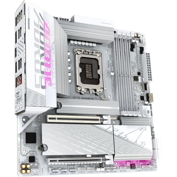 Moderkort - GIGABYTE - B860M AORUS ELITE WF6E ICE