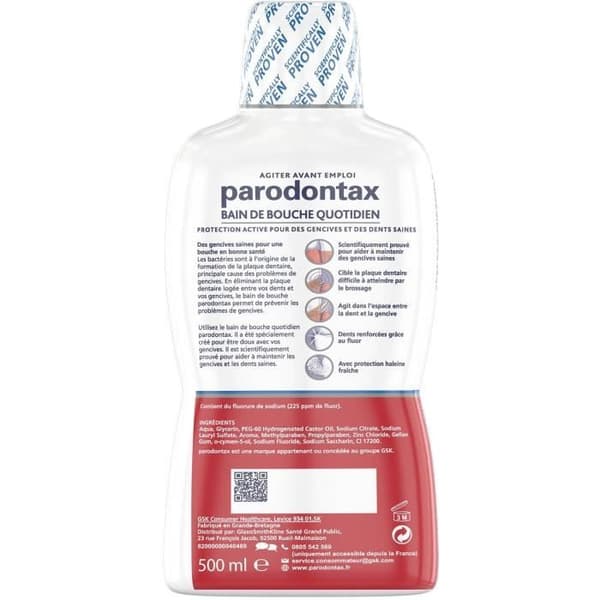 Parodontax Munvatten 500ml