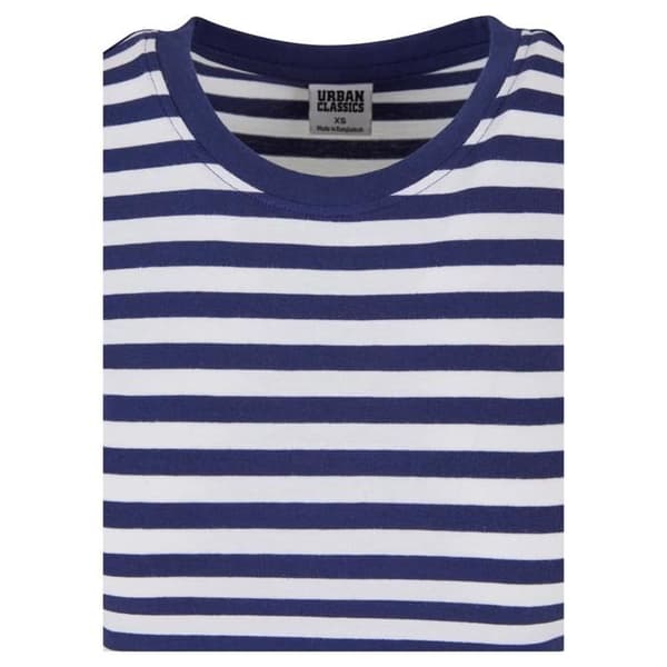 Kort randig T-shirt dam Urban Classics