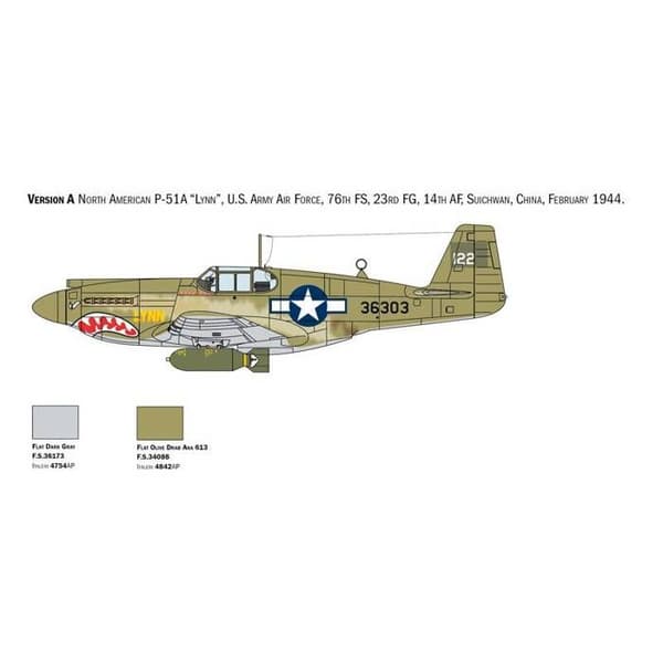 Nordamerikansk P-51A Mustang