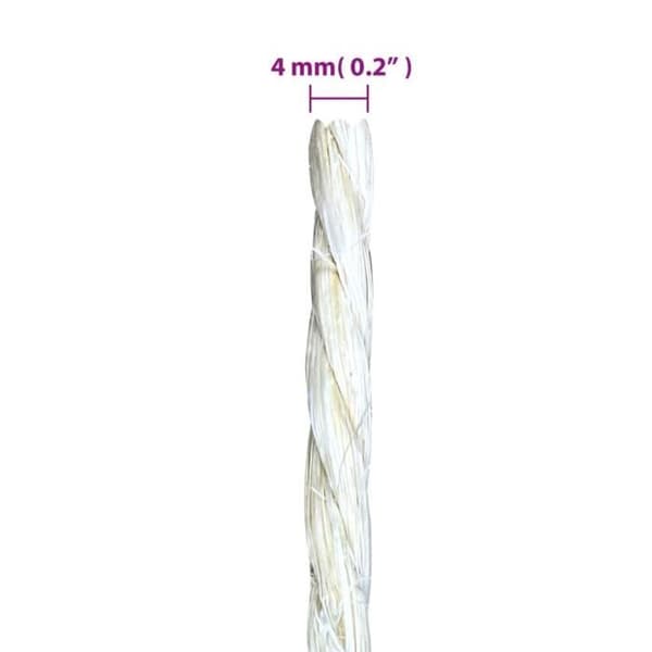 vidaXL 100% Sisal Rep 4 mm 100 m 155009