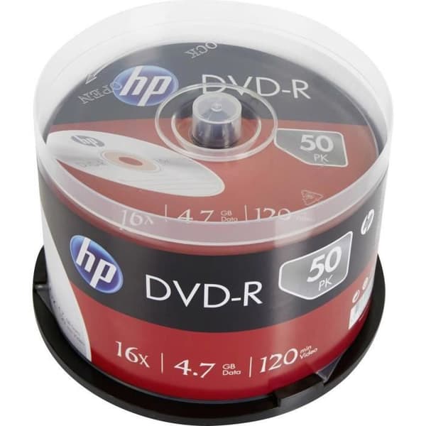 HP DME00025 Blank DVD-R 4,7 GB 50 st(s) torn
