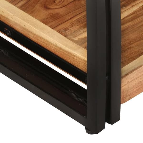 vidaXL TV-möbel 90x30x40 cm Solid akaciaträ 321978