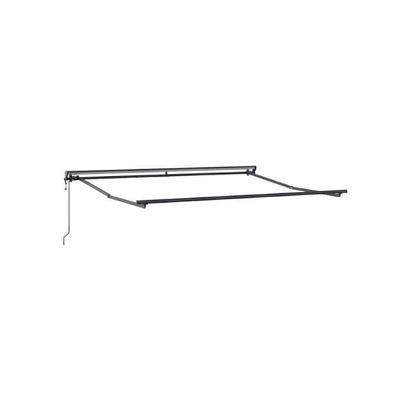 Fällbar markisram - vidaXL - Antracit - Pulverlackerad stål - 350x250 cm - Fällbar