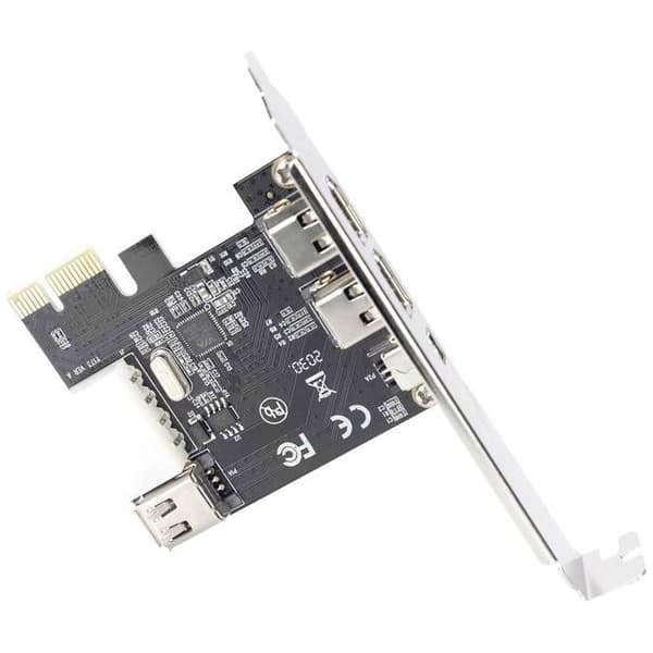 DIGITUS DS-30201-5 PCIe FireWire-adapter - 3 FireWire-portar