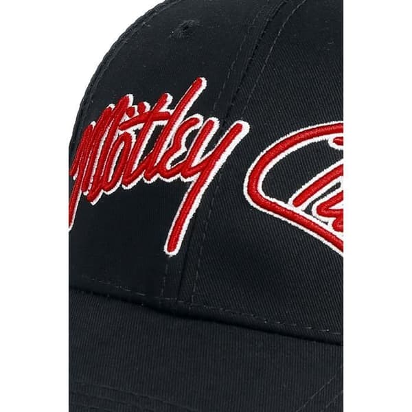 Mötley Crüe Baseballkeps - Logotyp - Svart