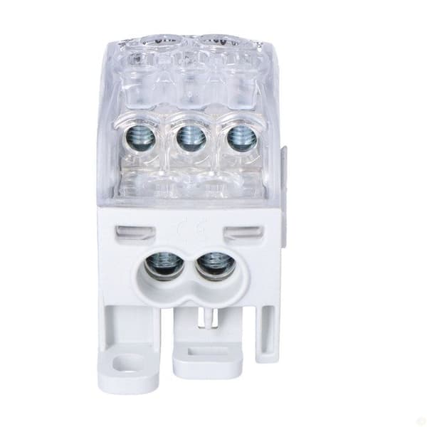 Universell distributionsblock SUB 160 Al/Cu 82040 SIMBLOCK, grå