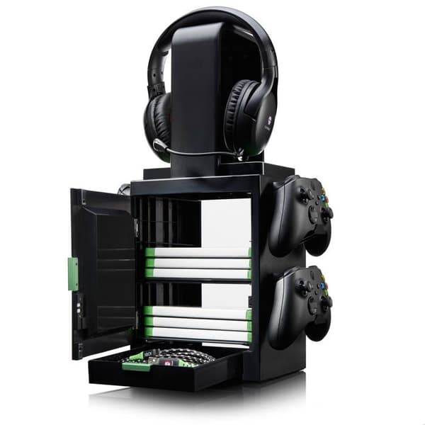 Spelskåp - NUMSKULL - Xbox Light Locker - LED - Controllerstöd - Svart