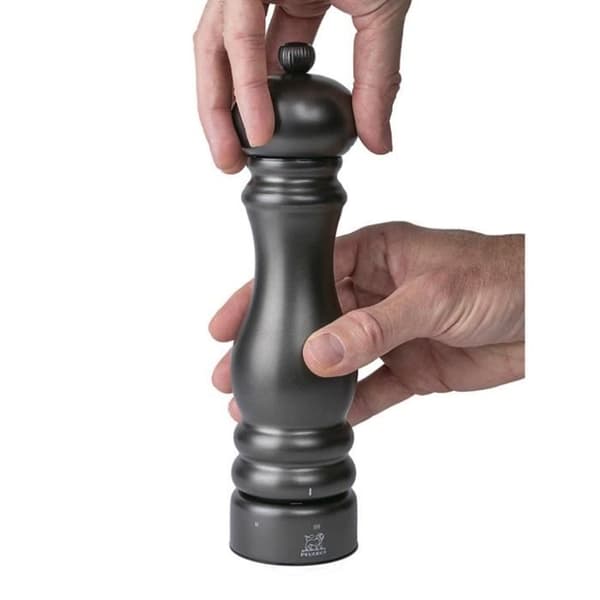 PEPPER MILL PARIS CHEF ROSTFRITT STÅL ANTRACIT 22 CM U'SELECT - PEUGEOT SAVEURS