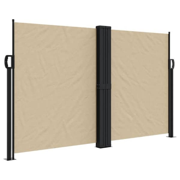 vidaXL Fällbar sidokappa beige 140x1200 cm 4004810