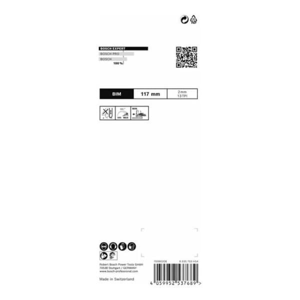 Sticksågsblad - BOSCH EXPERT - T 308 BF - 5 blad - 117 mm - Lövträ