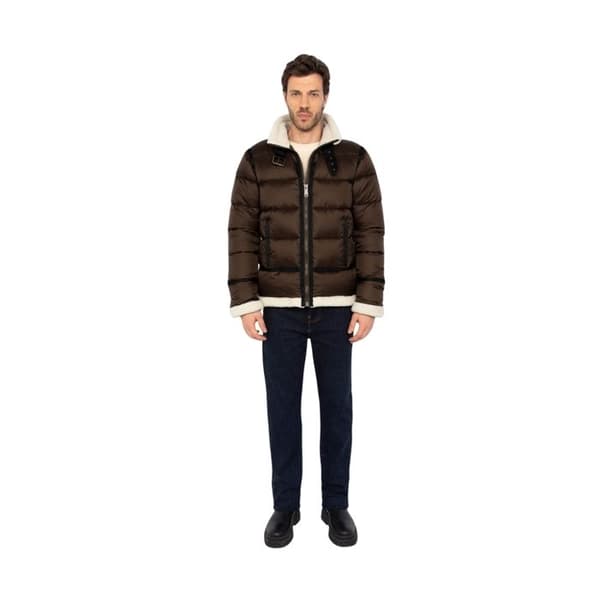 Herreskinnjacka Schott Ref 64100 Brun