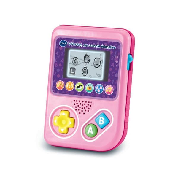 VTECH - V-POCKET, MIN UTBILDNINGSKONSOL ROSA - Rosa