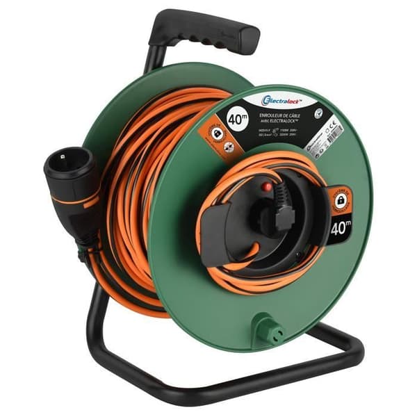 ELECTRALINE trädgårdsslangrulle - 3x1,5 - 40 m
