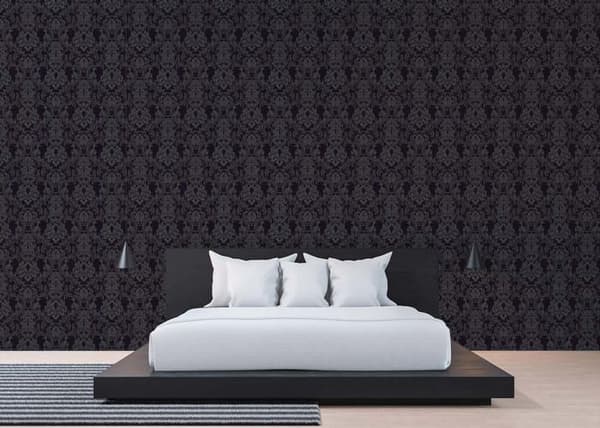 A.S. Creation Black är vacker 361663 Vinyltapet Barock 10.05 x 0.53 m Svart
