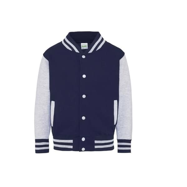 Bomberbarn Just Hoods Baseball - oxford navy/heather grey