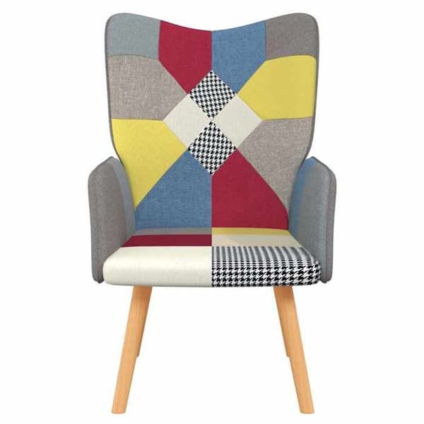 vidaXL Relaxstol Patchwork Tyg 328183