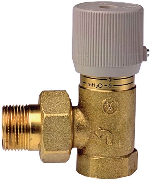 Differentialventil - CALEFFI - Caleffi - vinkel - 1–6 m.c.e - Hona/Hane 3/4 (20x27)