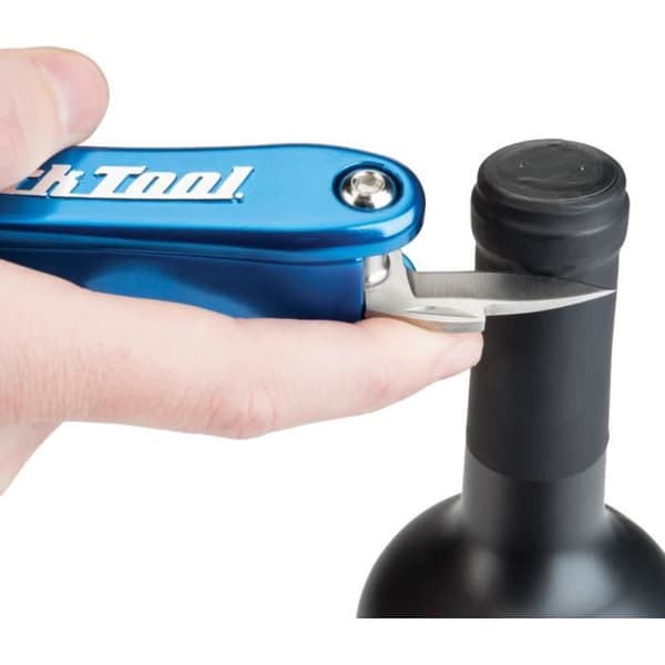 Park Tool flasköppnare BO-4 rostfritt stål/aluminium blå/silver