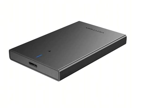 Extern hölster - Vention - KPAB0 - USB 3.0 - SATA 3.0 - 2,5 tum - Svart