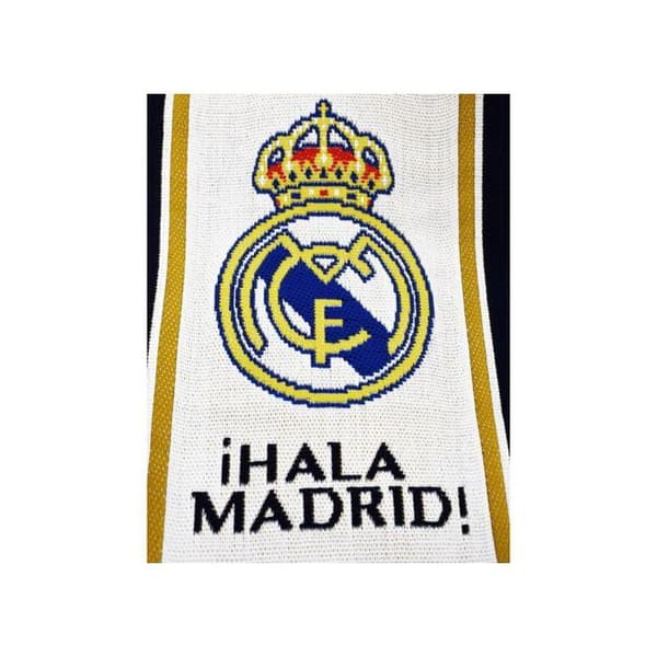 Real Madrid Stickad Schal 30-årsjubileum