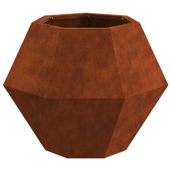 vidaXL Blomlåda Rostig 50 x 50 x 40 cm 884064