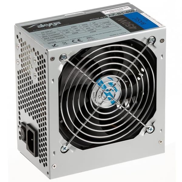 Akyga Basic Series AK-B1-700 strömförsörjning - ATX12V 2,31 - 700 Watt - PFC - grå