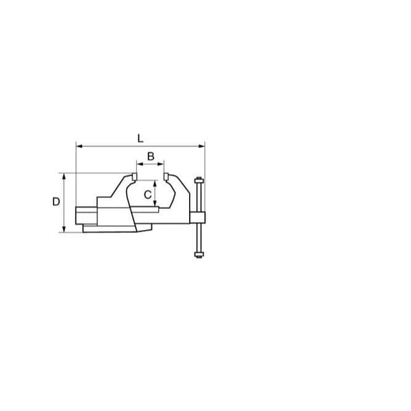 Irimo - Fyrkantig guideklämma 100 mm - 207-100