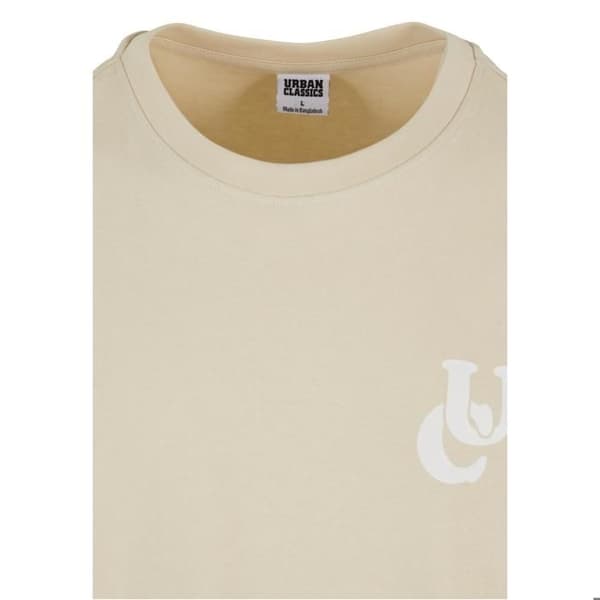 T-shirt oversize Urban Classics Weavy Logo Heavy